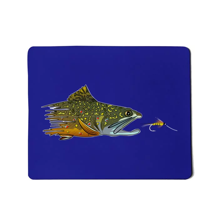 Fly Fishing Brook Trout Dry Fly Tying Fisher Gift Mousepad