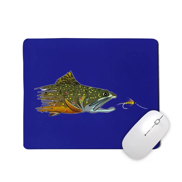 Fly Fishing Brook Trout Dry Fly Tying Fisher Gift Mousepad