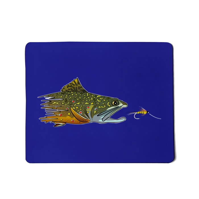 Fly Fishing Brook Trout Dry Fly Tying Fisher Gift Mousepad