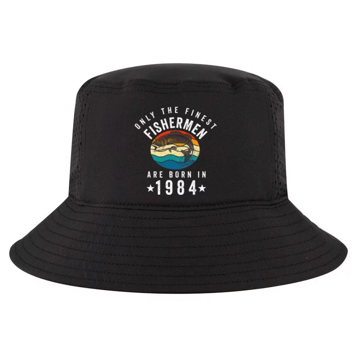 Fishing Fishermen Born In 1984 Birthday Cool Comfort Performance Bucket Hat