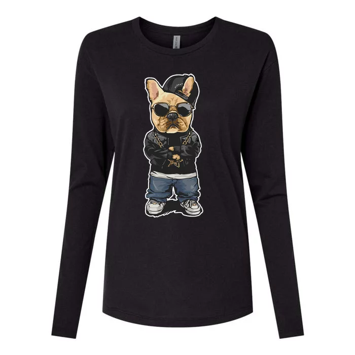 frenchie french bulldog frenchie mom dog pug bull Womens Cotton Relaxed Long Sleeve T-Shirt