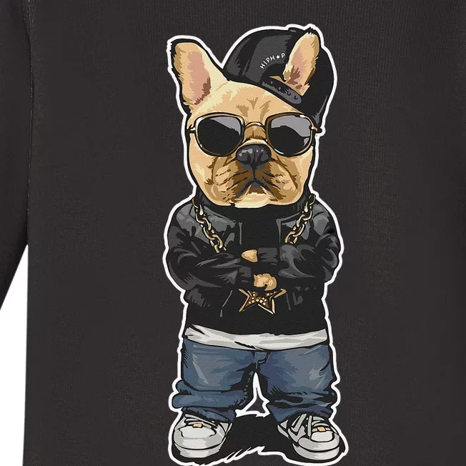 frenchie french bulldog frenchie mom dog pug bull Baby Long Sleeve Bodysuit