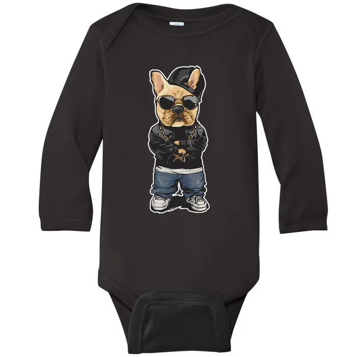 frenchie french bulldog frenchie mom dog pug bull Baby Long Sleeve Bodysuit