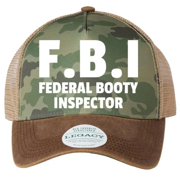 FBI Federal Booty Inspector Funny Legacy Tie Dye Trucker Hat