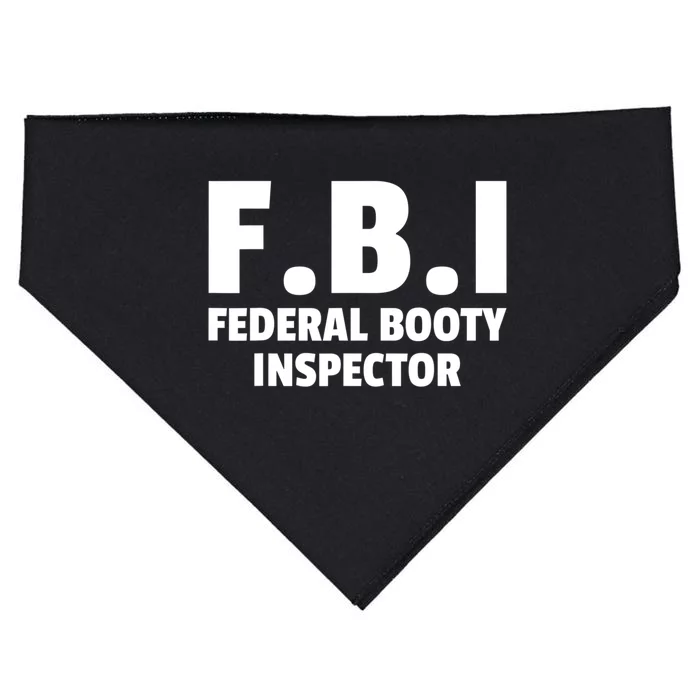 FBI Federal Booty Inspector Funny USA-Made Doggie Bandana