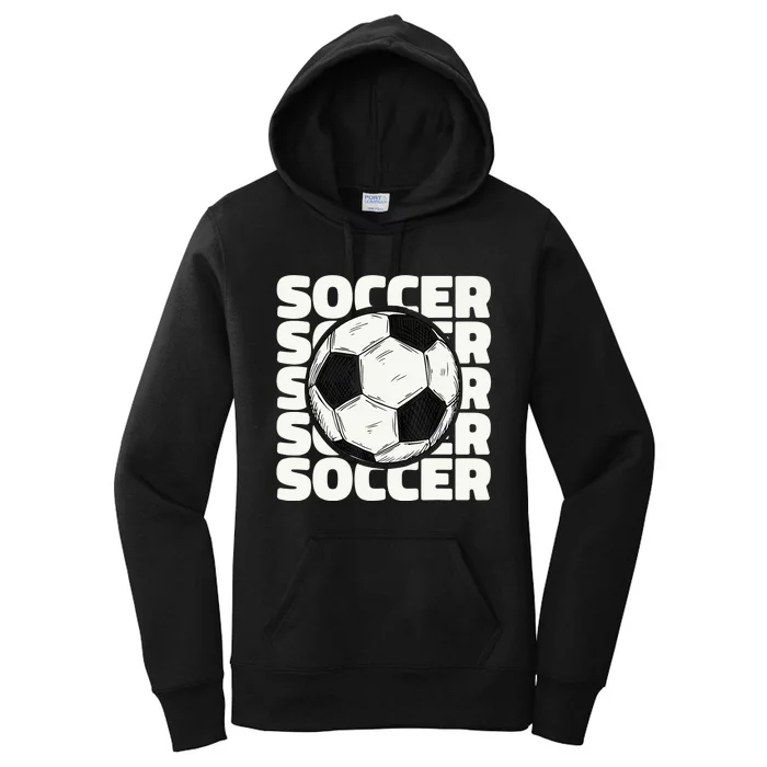 Football For Boy Vintage Football Women's Pullover Hoodie