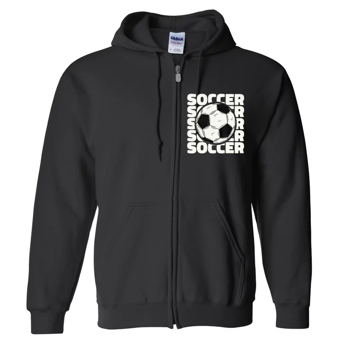 Football For Boy Vintage Football Full Zip Hoodie