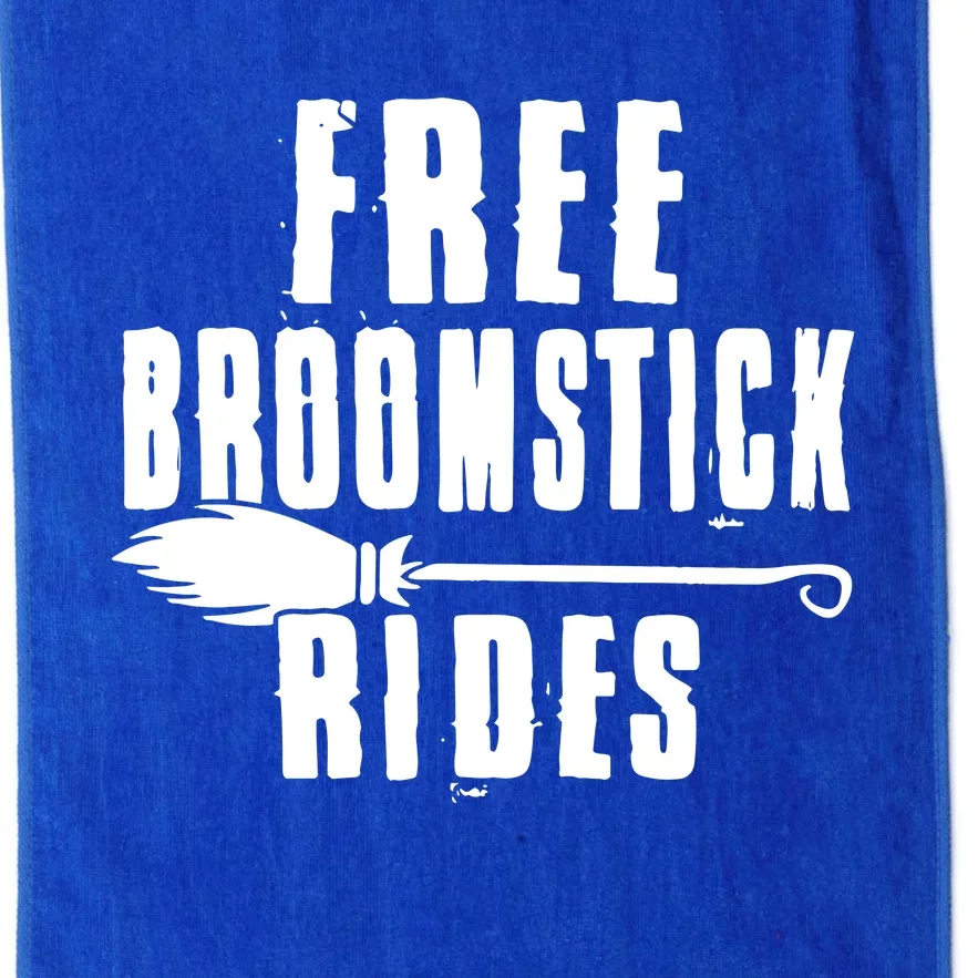 Funny Free Broomstick Rides Halloween Witch Wizard Platinum Collection Golf Towel