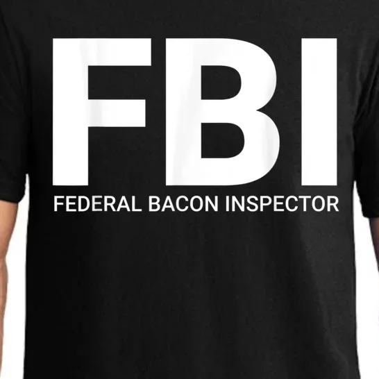 FBI Federal Bacon Inspector Funny Bacon Pajama Set