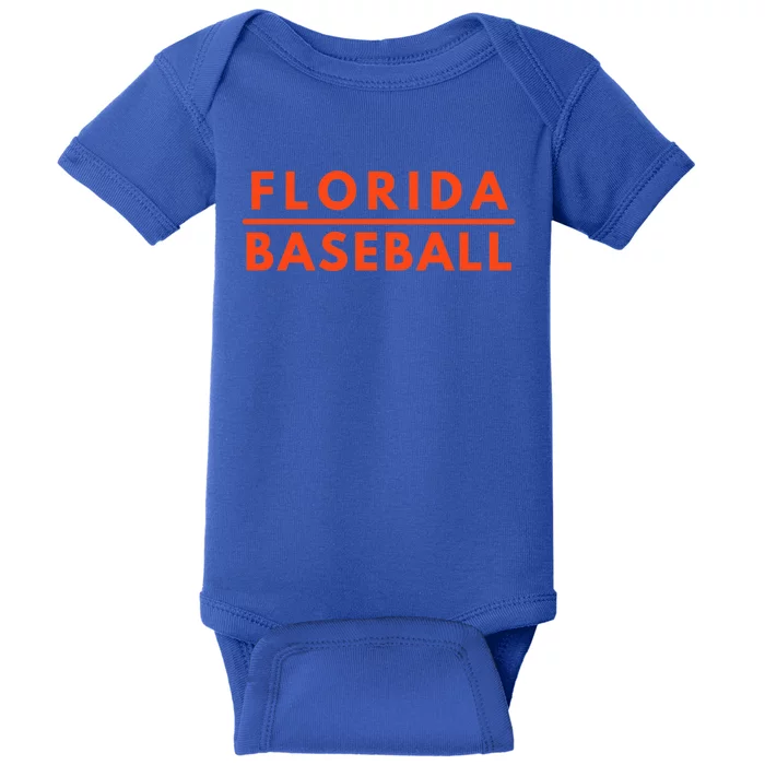 Florida Fl Baseball Fans Gator State Pride Great Gift Baby Bodysuit