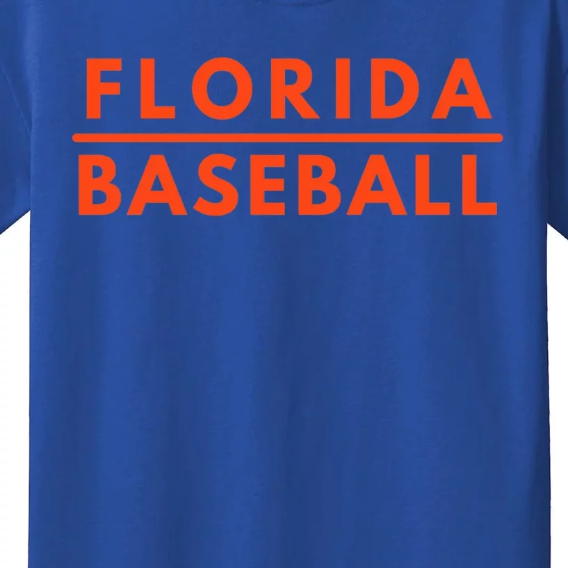 Florida Fl Baseball Fans Gator State Pride Great Gift Kids T-Shirt