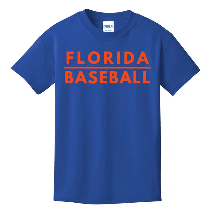 Florida Fl Baseball Fans Gator State Pride Great Gift Kids T-Shirt