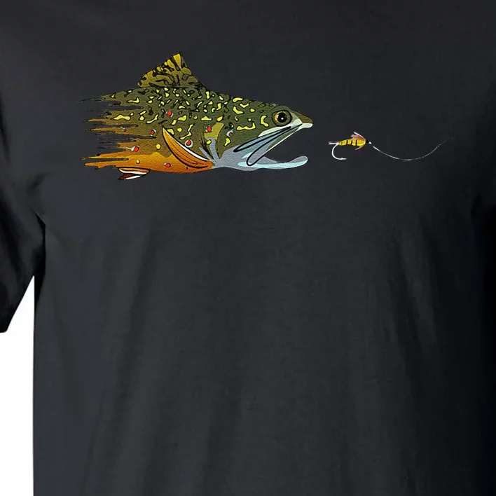 Fly Fishing Brook Trout Dry Fly Tying Fisherman Tall T-Shirt