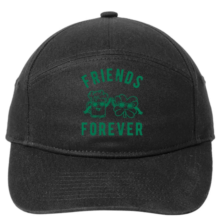 FRIENDS FOREVER BEER AND CLOVER 7-Panel Snapback Hat