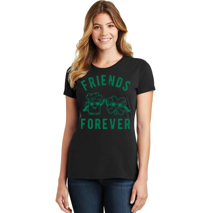 FRIENDS FOREVER BEER AND CLOVER Women's T-Shirt