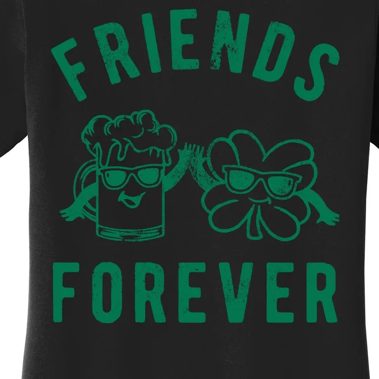 FRIENDS FOREVER BEER AND CLOVER Women's T-Shirt