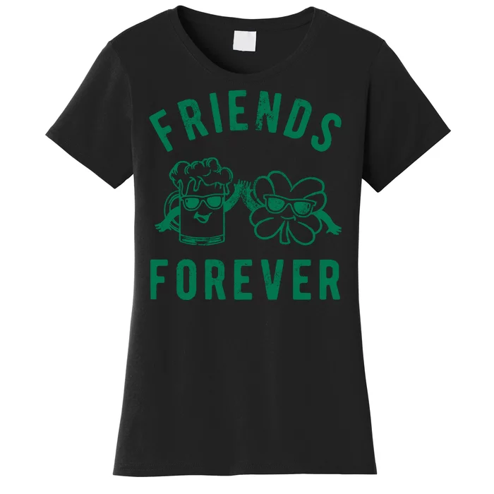 FRIENDS FOREVER BEER AND CLOVER Women's T-Shirt