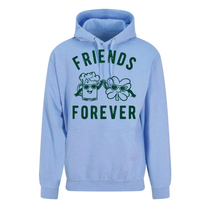 FRIENDS FOREVER BEER AND CLOVER Unisex Surf Hoodie