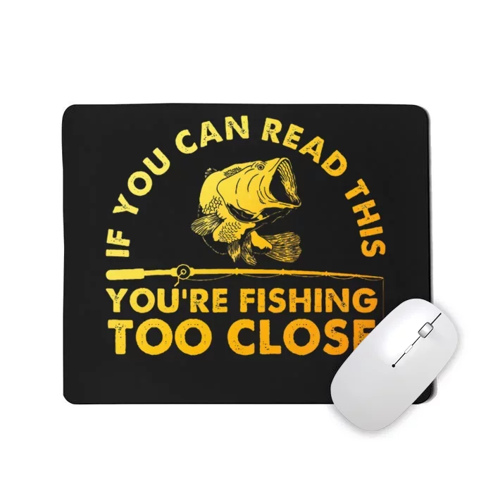 Funny Fishing Bass Fishing Lover Mousepad