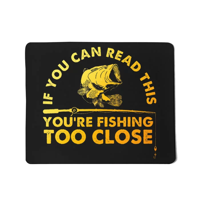 Funny Fishing Bass Fishing Lover Mousepad