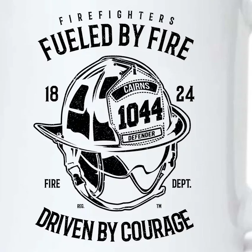 Firefighters Fulled By Fire Black Color Changing Mug