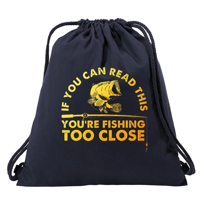 Fishing For Bass Fishing Lover Drawstring Bag