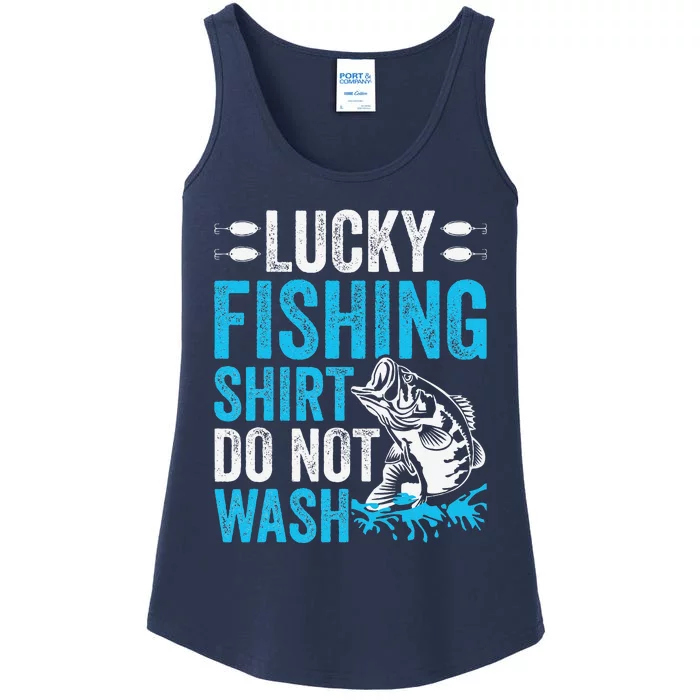 Funny Fishing Bass Fish Fisherman Gifts Ladies Essential Tank