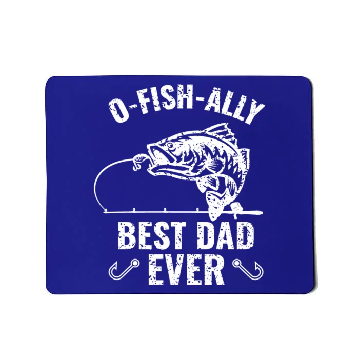 Funny Fishing Best Dad Ever Gift Mousepad