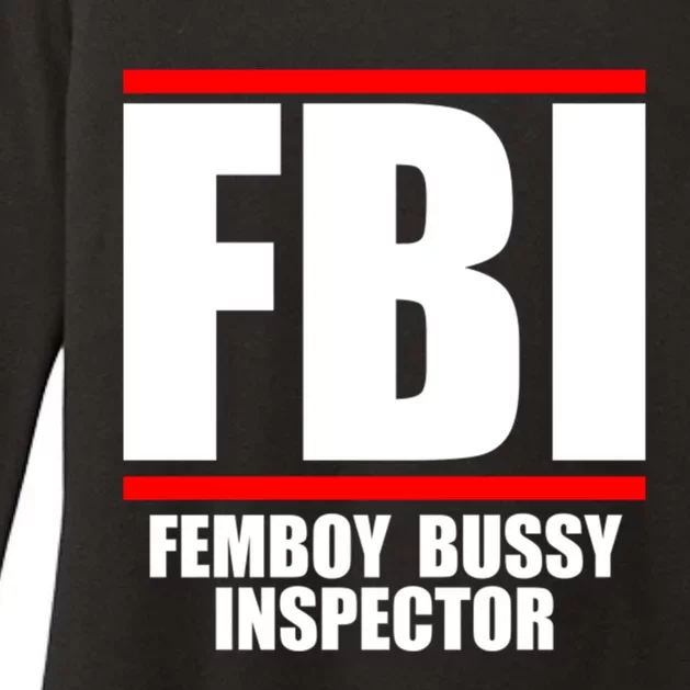 FBI Femboy Bussy Inspector Womens CVC Long Sleeve Shirt