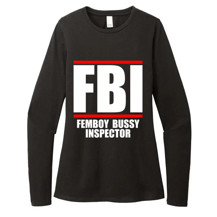 FBI Femboy Bussy Inspector Womens CVC Long Sleeve Shirt