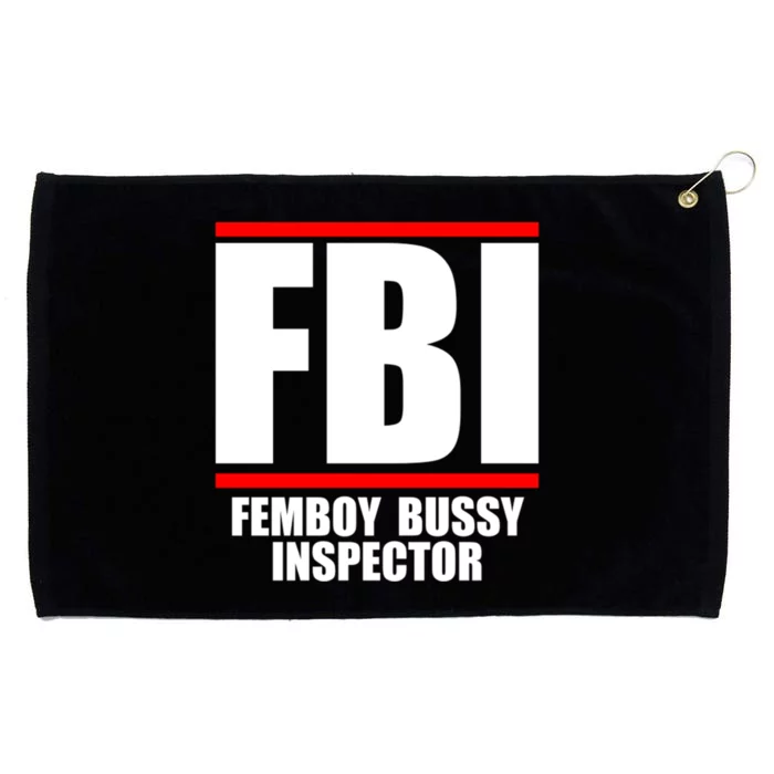 FBI Femboy Bussy Inspector Grommeted Golf Towel