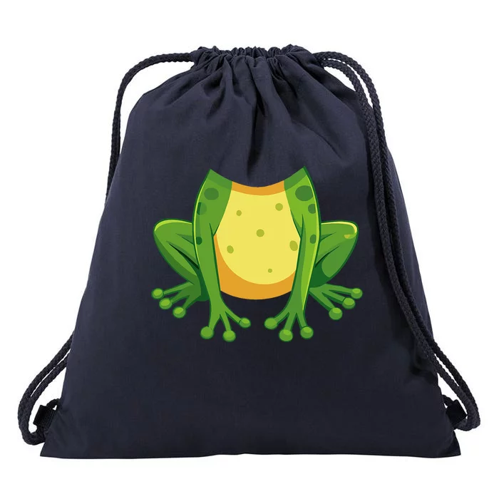 Funny Frog Body Diy Costume Animal Cosplay Halloween Day Drawstring Bag