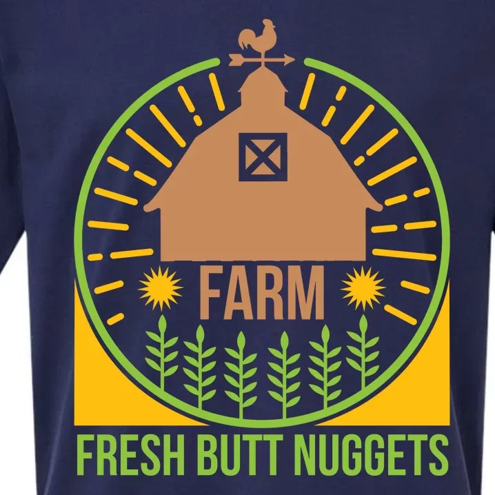 Farm Fresh Butt Nuggets Sueded Cloud Jersey T-Shirt