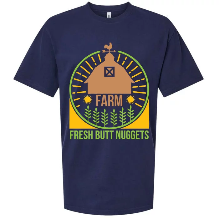 Farm Fresh Butt Nuggets Sueded Cloud Jersey T-Shirt