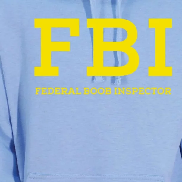 FBI Federal Boob Inspector Funny Saying Unisex Surf Hoodie