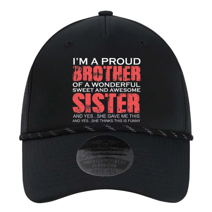 Funny for Brother of the Great Sister Birthday Clothing Performance The Dyno Cap