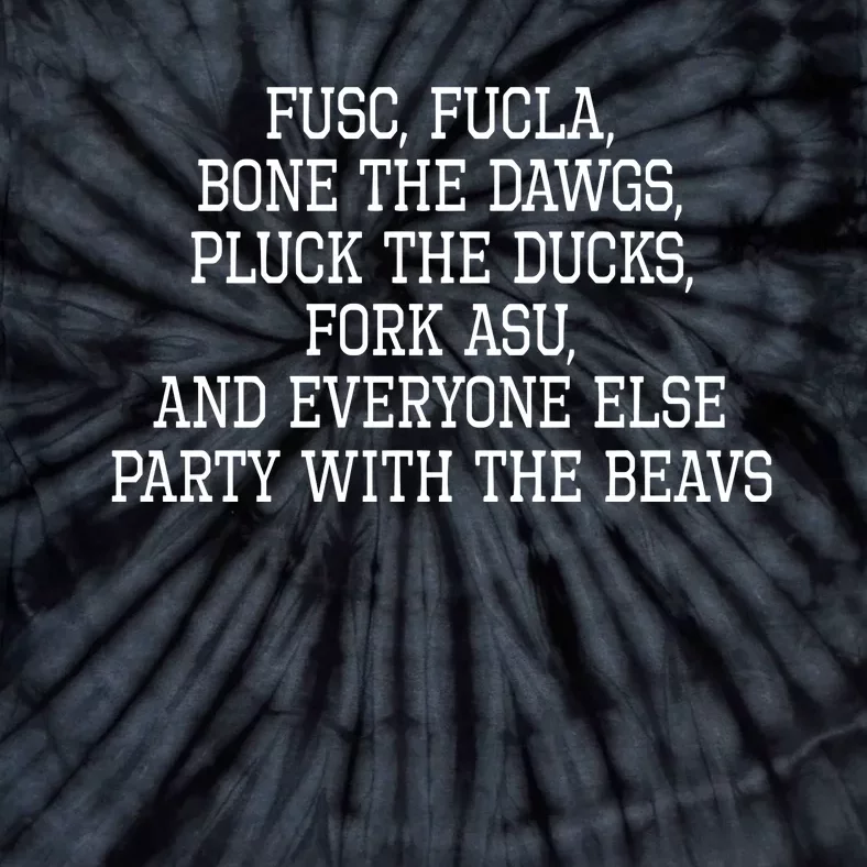 Fusc Fucla Bone The Dawg Pluck The Ducks Tie-Dye T-Shirt