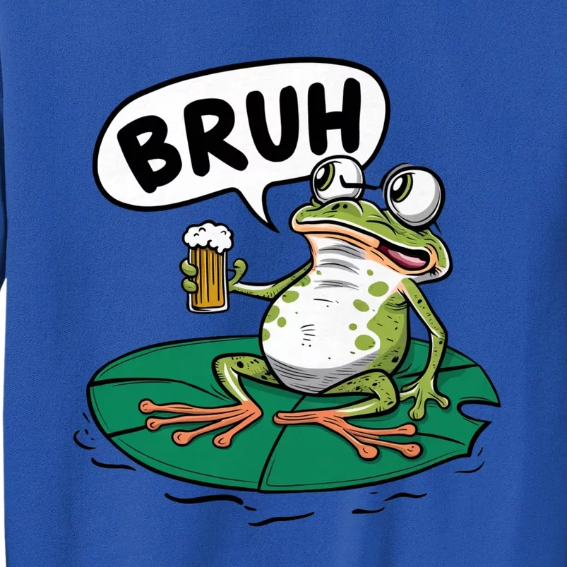 Funny Frog Bruh .. Tall Sweatshirt