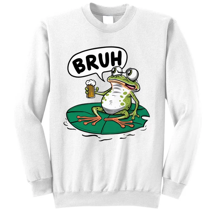 Funny Frog Bruh .. Sweatshirt