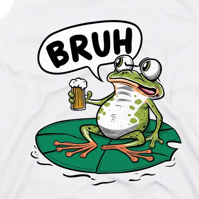 Funny Frog Bruh .. Tank Top