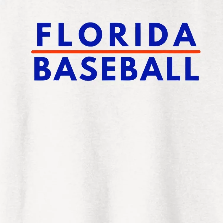 Florida Fl Baseball Fans Women's Crop Top Tee