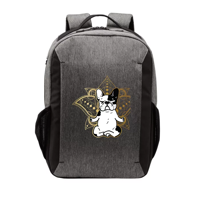 Funny French Bulldog Frenchie Yoga Dog Lovers Great Gift Vector Backpack