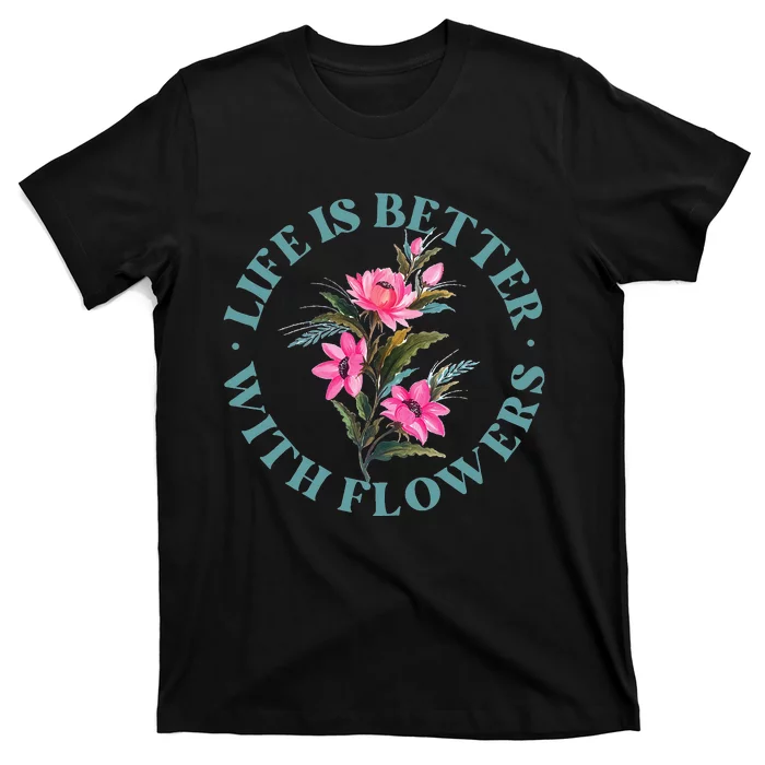 Florist Flower Bouquet Floral Designer Quote T-Shirt