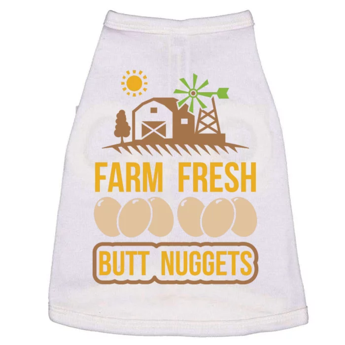 Farm Fresh Butt Nuggets Doggie Tank