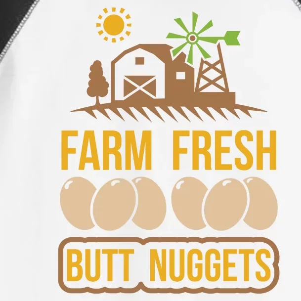 Farm Fresh Butt Nuggets Toddler Fine Jersey T-Shirt