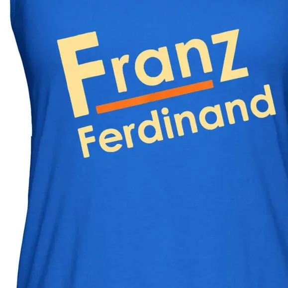 Franz Ferdinands Band Logo, Rock Music For Fans Ladies Essential Flowy Tank