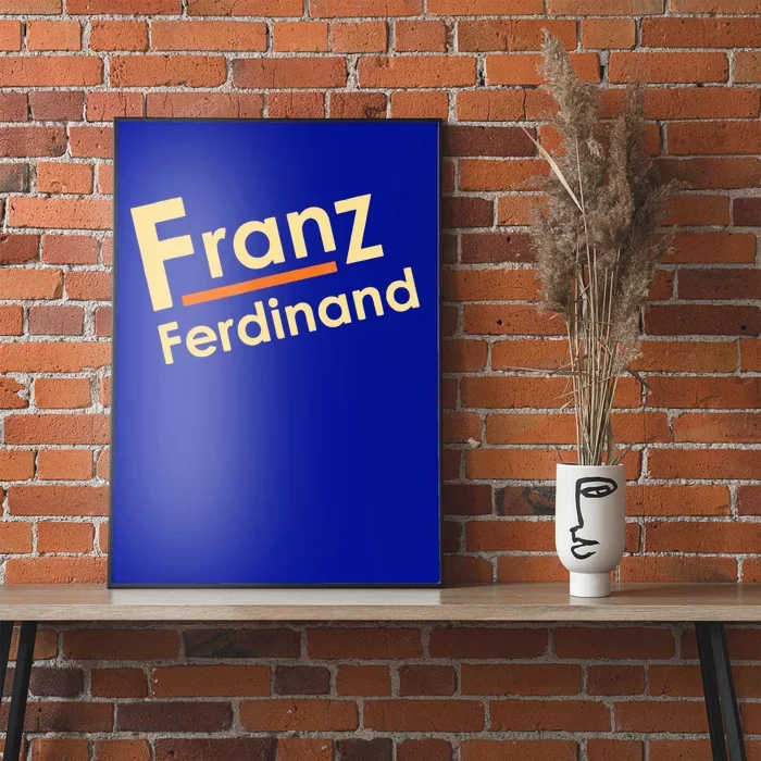 Franz Ferdinands Band Logo, Rock Music For Fans Poster