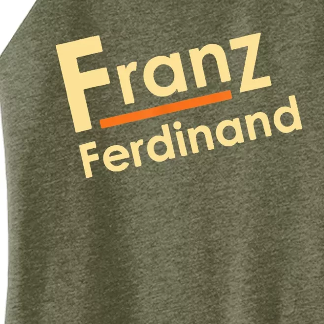 Franz Ferdinands Band Logo, Rock Music For Fans Women’s Perfect Tri Rocker Tank