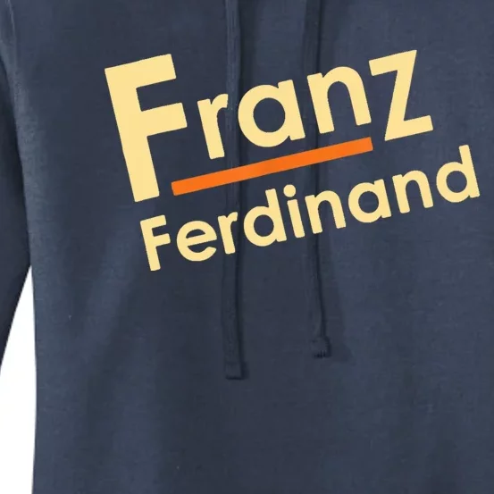 Franz Ferdinands Band Logo, Rock Music For Fans Women's Pullover Hoodie