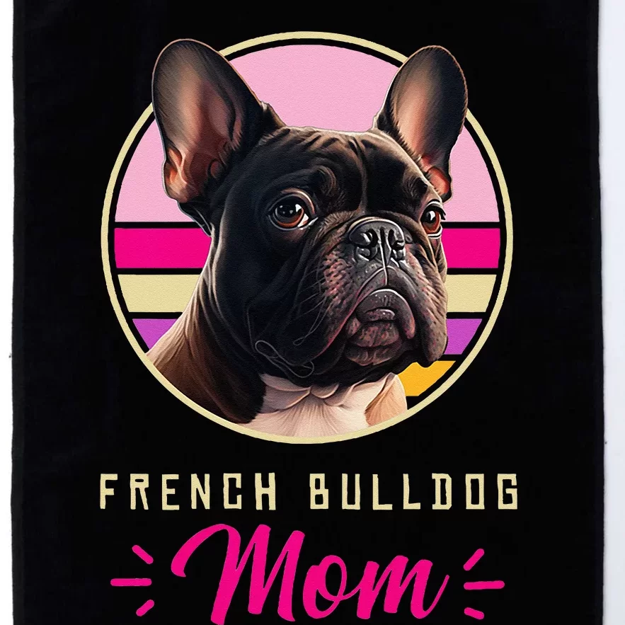 Funny French Bulldog Retro Outfits Clothes Frenchie Dog Mom Platinum Collection Golf Towel